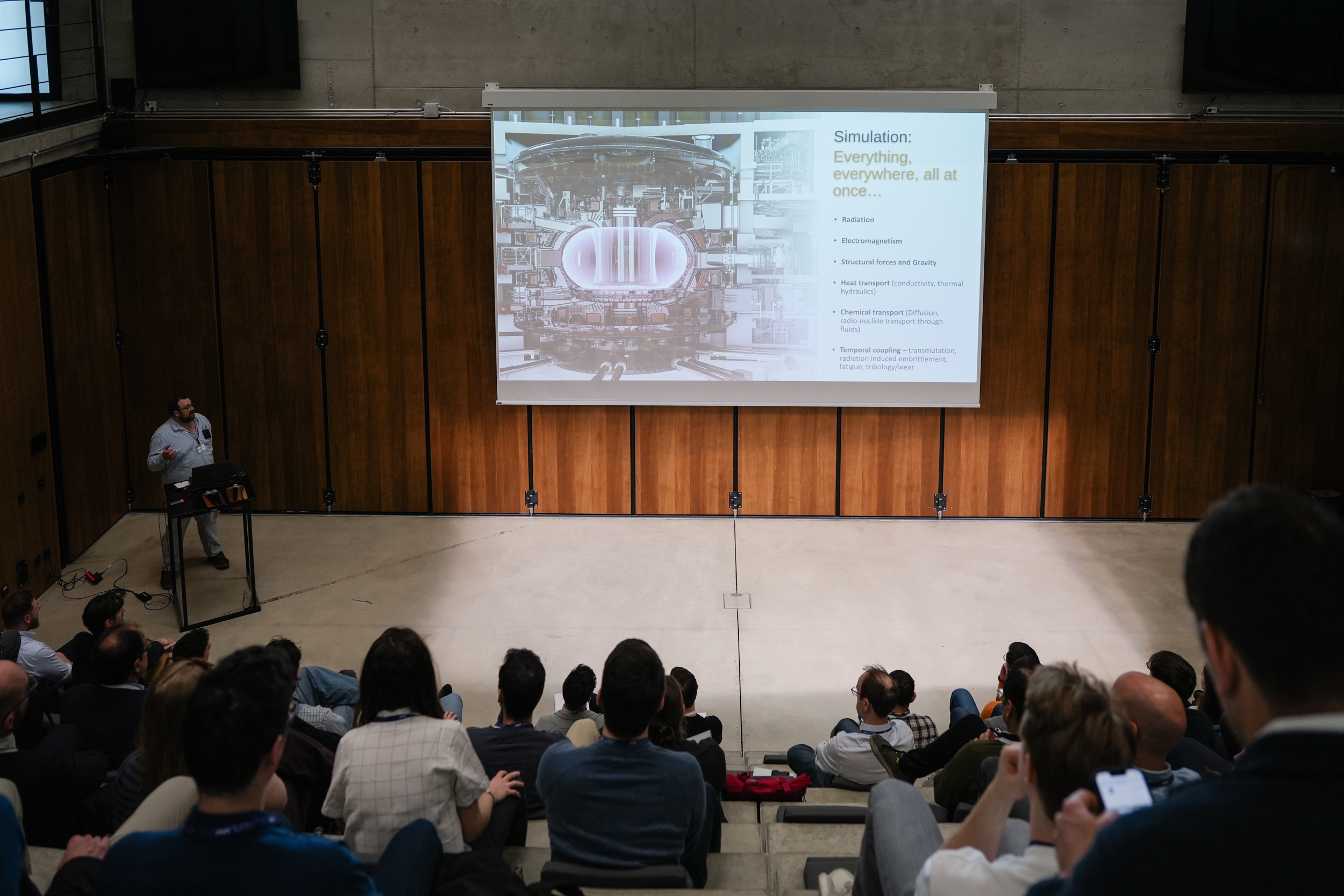 A talk on multiphysics fusion simulation at OSSFE 2026