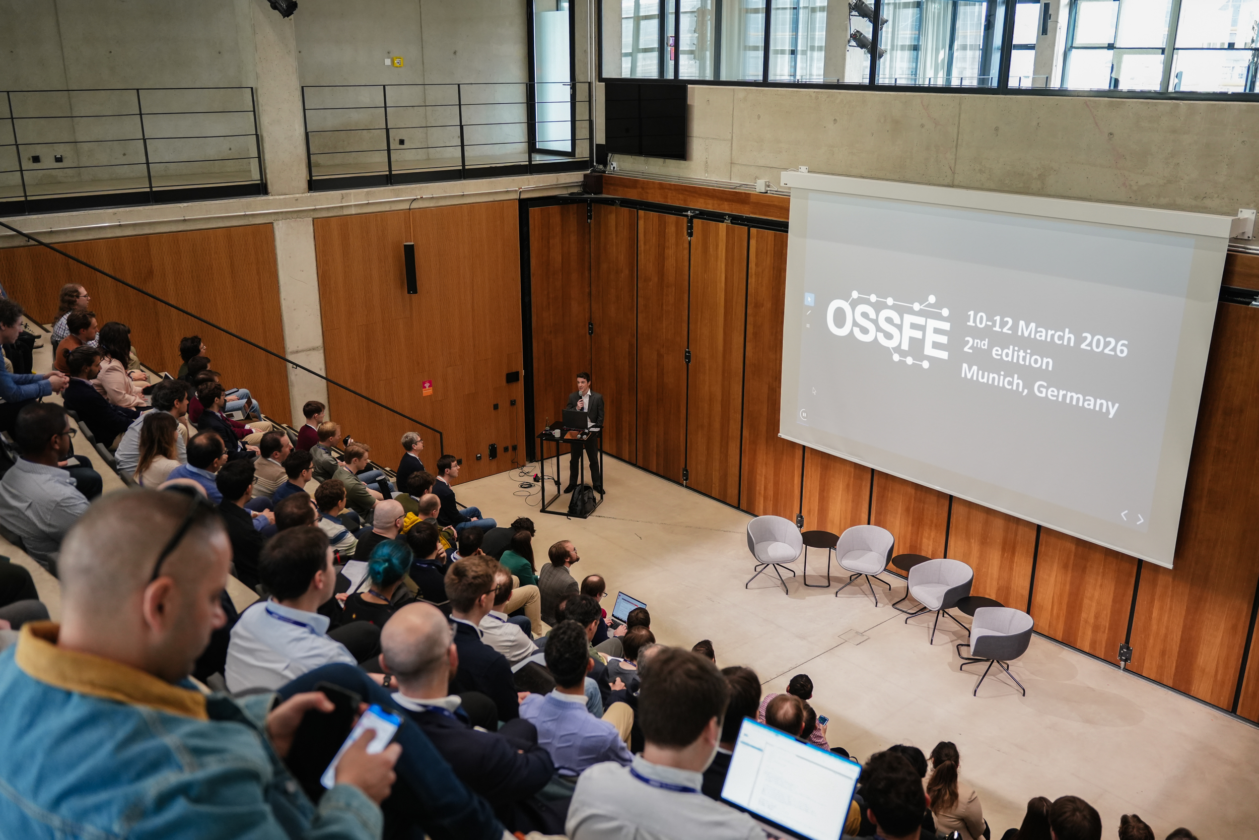 Opening session of OSSFE 2026, the second edition, in Munich, Germany
